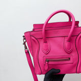 Nano Luggage Tote Fuchsia