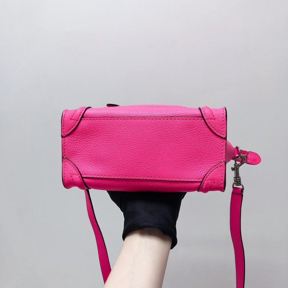 Nano Luggage Tote Fuchsia