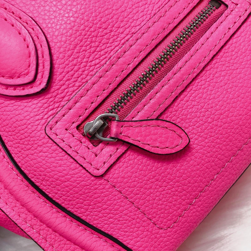 Nano Luggage Tote Fuchsia