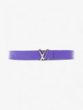 Louis Vuitton LV Initials Belt Purple Epi Leather 85cm 34"