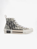 Christian Dior B23 High Top Sneaker White / Black PVC EU 40.5 UK 7.5