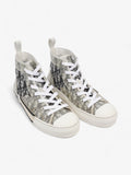 Christian Dior B23 High Top Sneaker White / Black PVC EU 40.5 UK 7.5