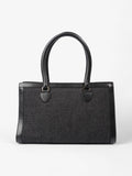 Christian Dior Book Tote Black Denim