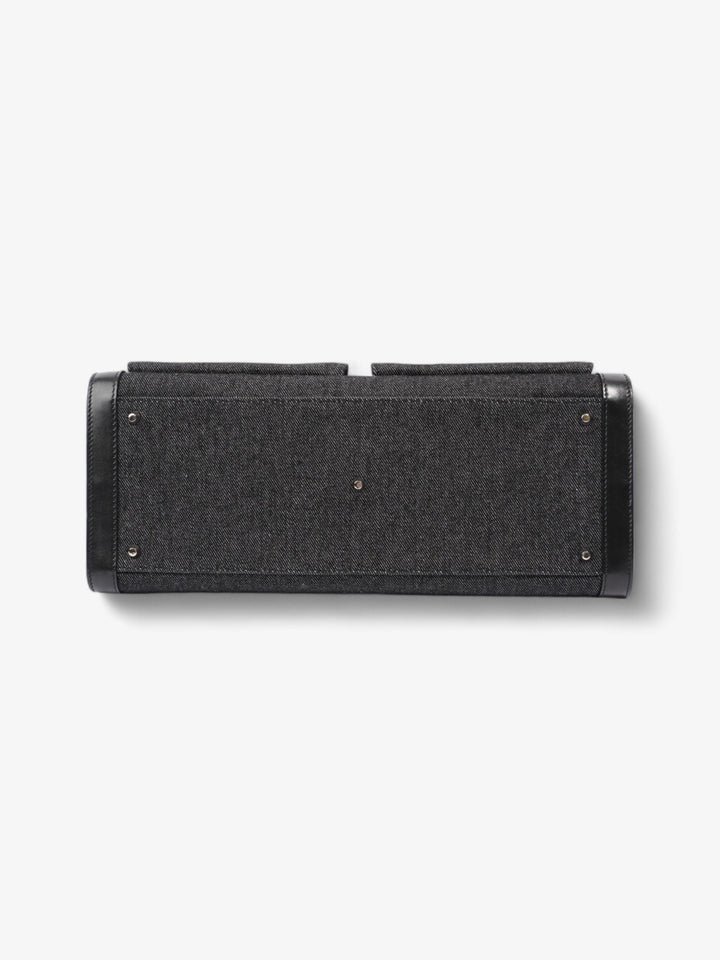 Christian Dior Book Tote Black Denim