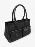 Christian Dior Book Tote Black Denim