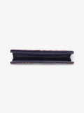 Christian Dior Animal Print Wallet on Chain Pink / Navy Blue Calfskin Leather