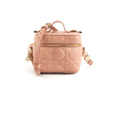 Dior Micro Lady Dior Vanity Case Rose des Vents Pink