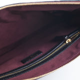 Chanel Medium O case Pouch Clutch Caviar Black