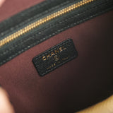 Chanel Medium O case Pouch Clutch Caviar Black
