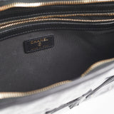 Chanel PVC Black Tweed Clutch
