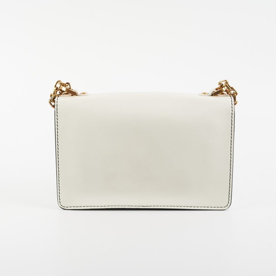 ITEM 27 - Christian Dior J'aDior White Flap Bag