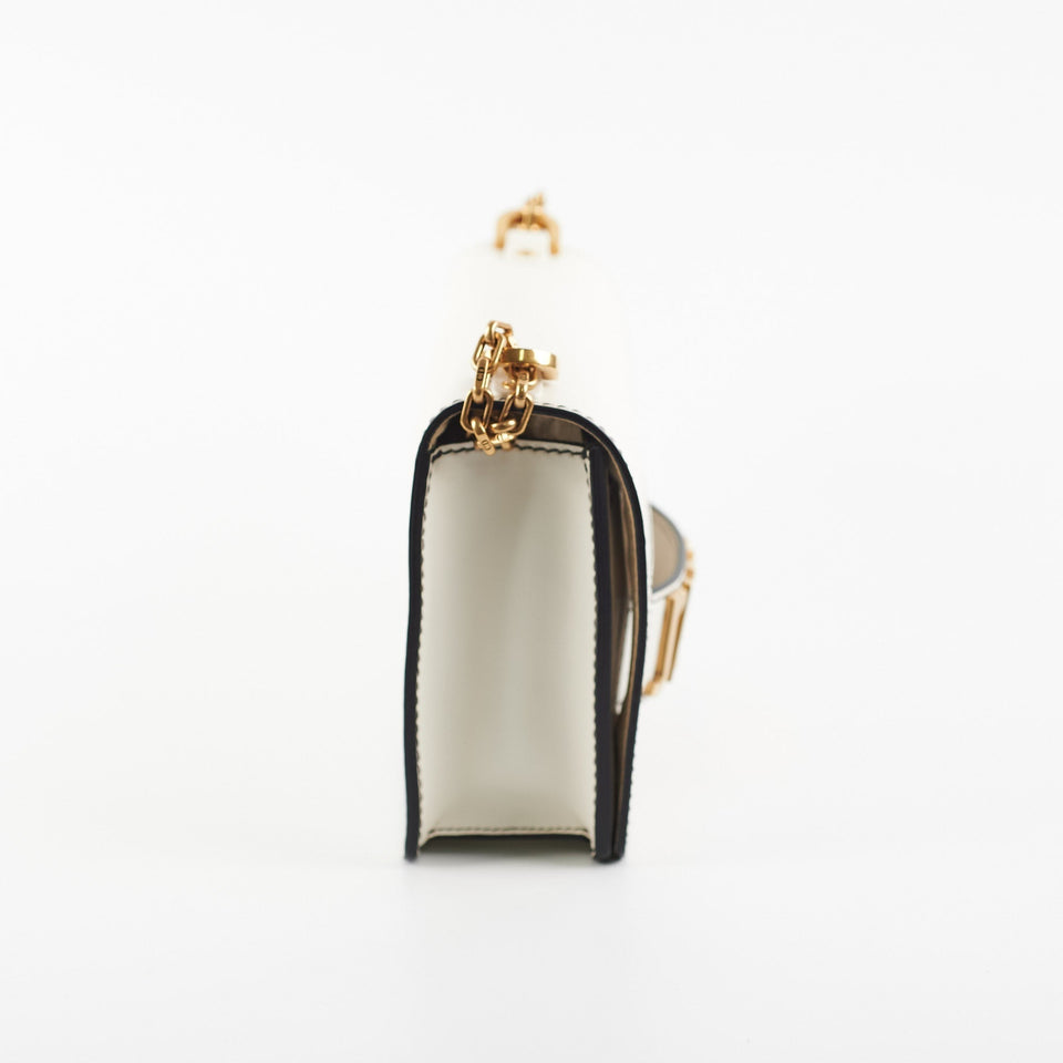 ITEM 27 - Christian Dior J'aDior White Flap Bag