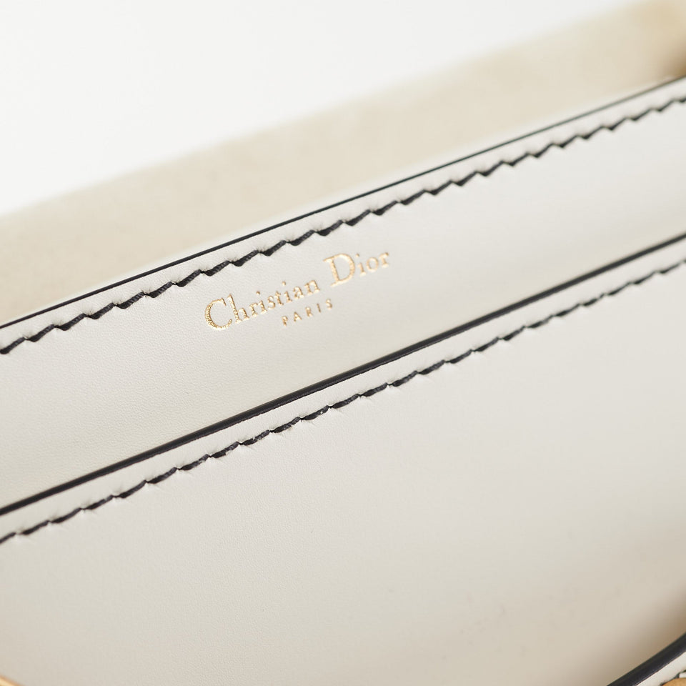 ITEM 27 - Christian Dior J'aDior White Flap Bag