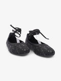 Christian Dior Poeme Ballet Flats Black Cotton EU 39 UK 6