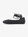 Christian Dior Poeme Ballet Flats Black Cotton EU 39 UK 6