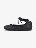 Christian Dior Poeme Ballet Flats Black Cotton EU 39 UK 6
