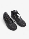 Christian Dior Poeme Ballet Flats Black Cotton EU 39 UK 6