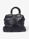 Christian Dior Granville Bag Navy Blue Leather Medium