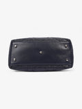 Christian Dior Granville Bag Navy Blue Leather Medium
