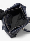 Christian Dior Granville Bag Navy Blue Leather Medium