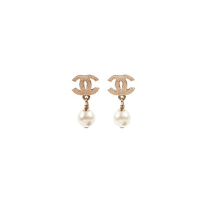 Chanel Drop Pearl Earrings