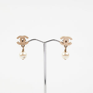 Chanel Drop Pearl Earrings
