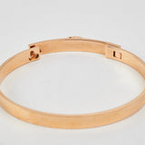 Hermes Collier De Chien Small Gold Diamond Bracelet
