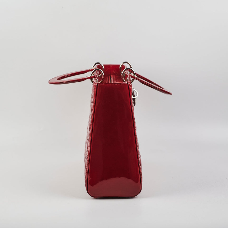 Dior Lady Dior Large Red