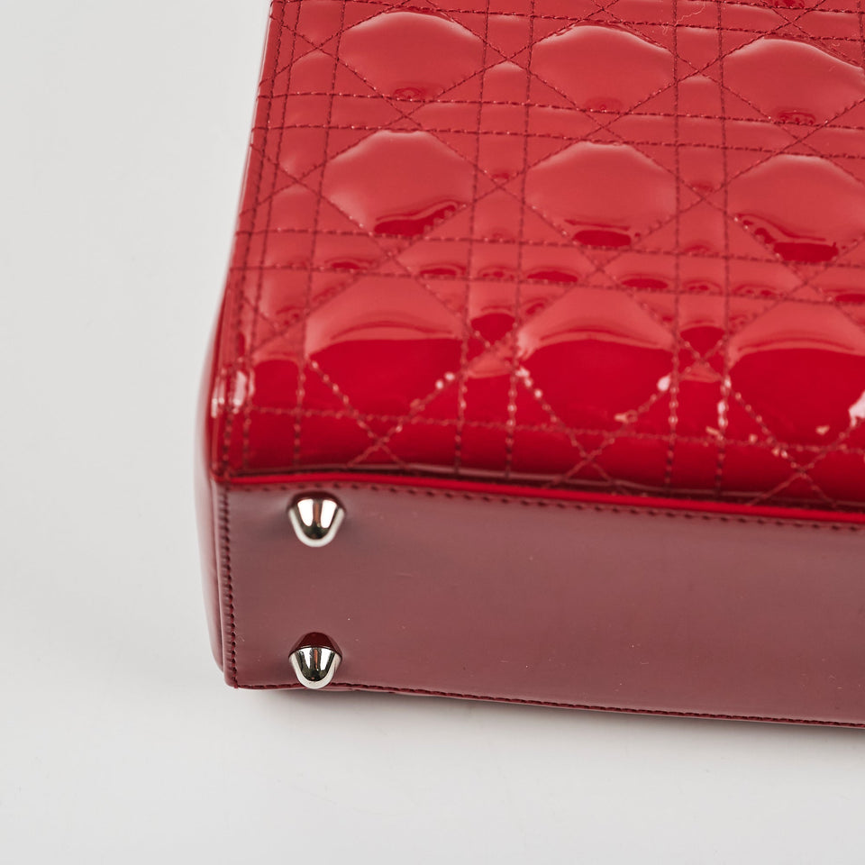 Dior Lady Dior Large Red
