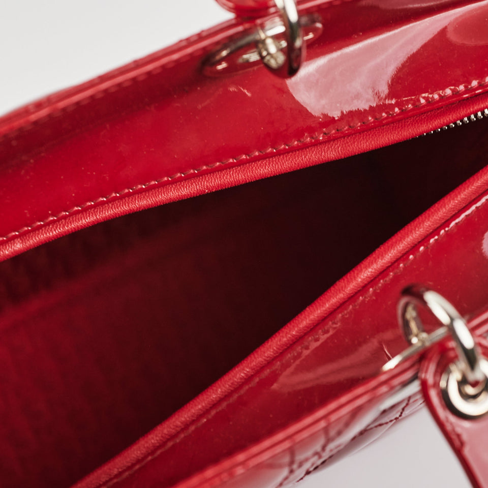 Dior Lady Dior Large Red