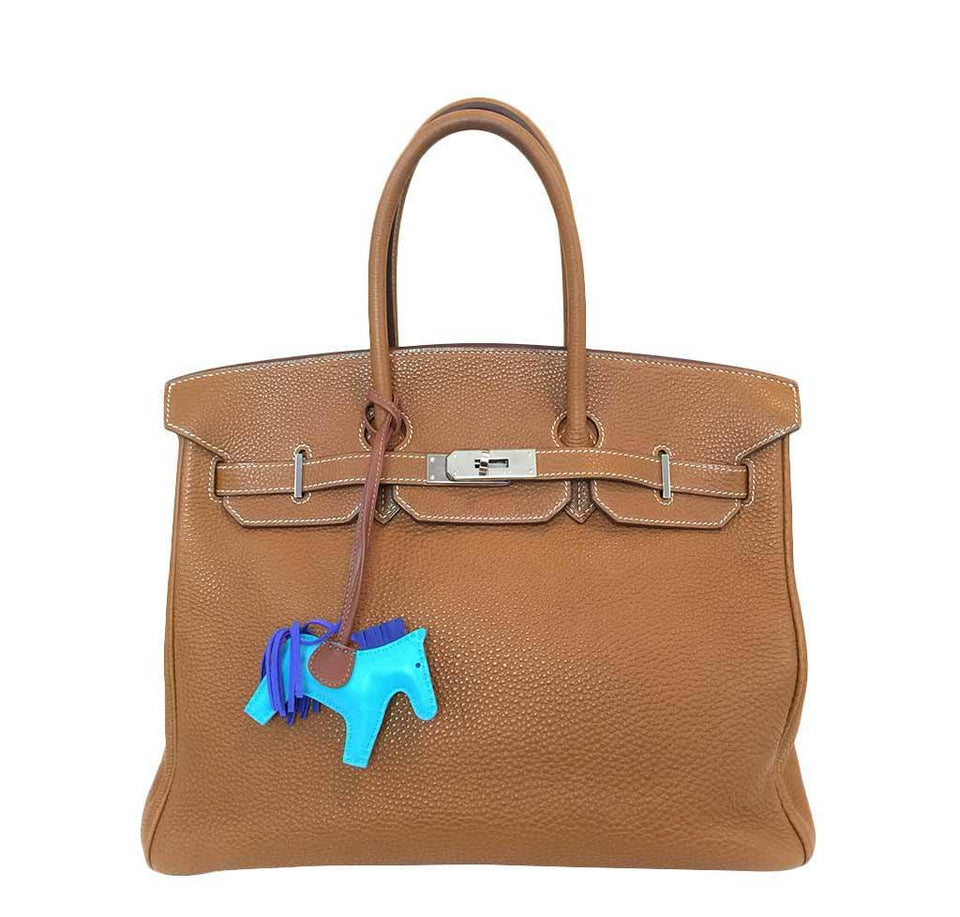 HermesBirkin 35 Gold Togo Bag PHW