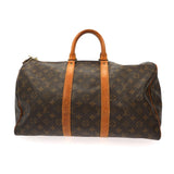 Louis Vuitton Keepall Travel bag in Brown Canvas