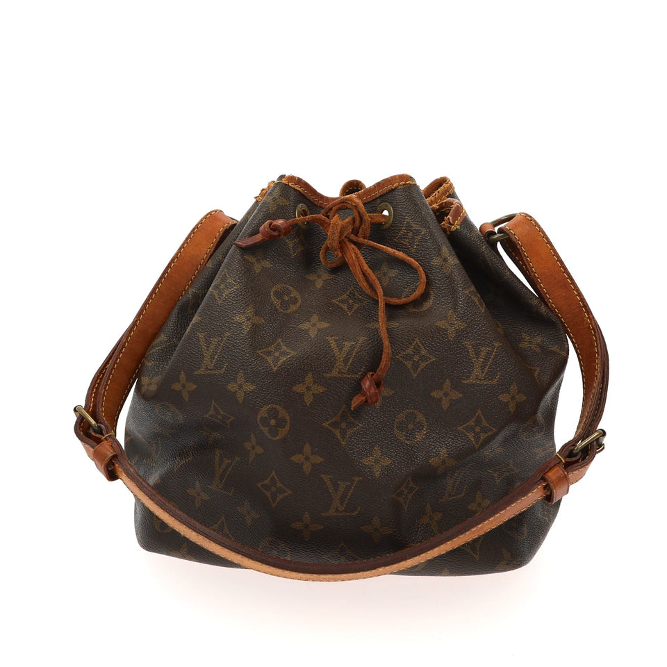 Louis Vuitton Noe Shoulder Bag in Brown Canvas
