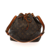Louis Vuitton Noe Shoulder Bag in Brown Canvas
