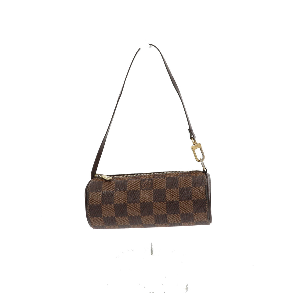 Louis Vuitton Papillon Pochette in Brown Canvas Clutch