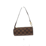 Louis Vuitton Papillon Pochette in Brown Canvas Clutch