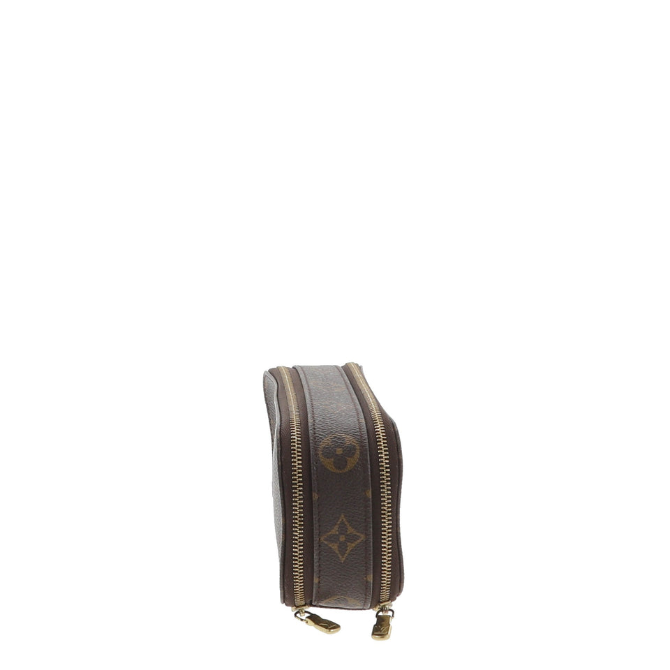 Louis Vuitton Travel Bag in Brown Canvas