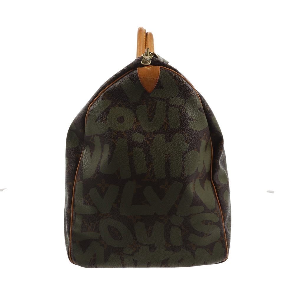 Louis Vuitton Limited Edition x Stephen Spro Graffiti Keepall 50 Travel Bag