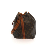 Louis Vuitton Noe Shoulder Bag in Brown Canvas
