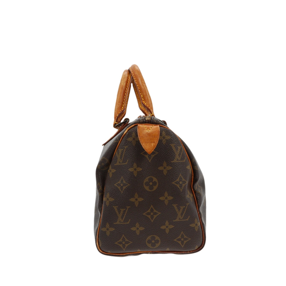 Louis Vuitton Handbag in Brown Canvas