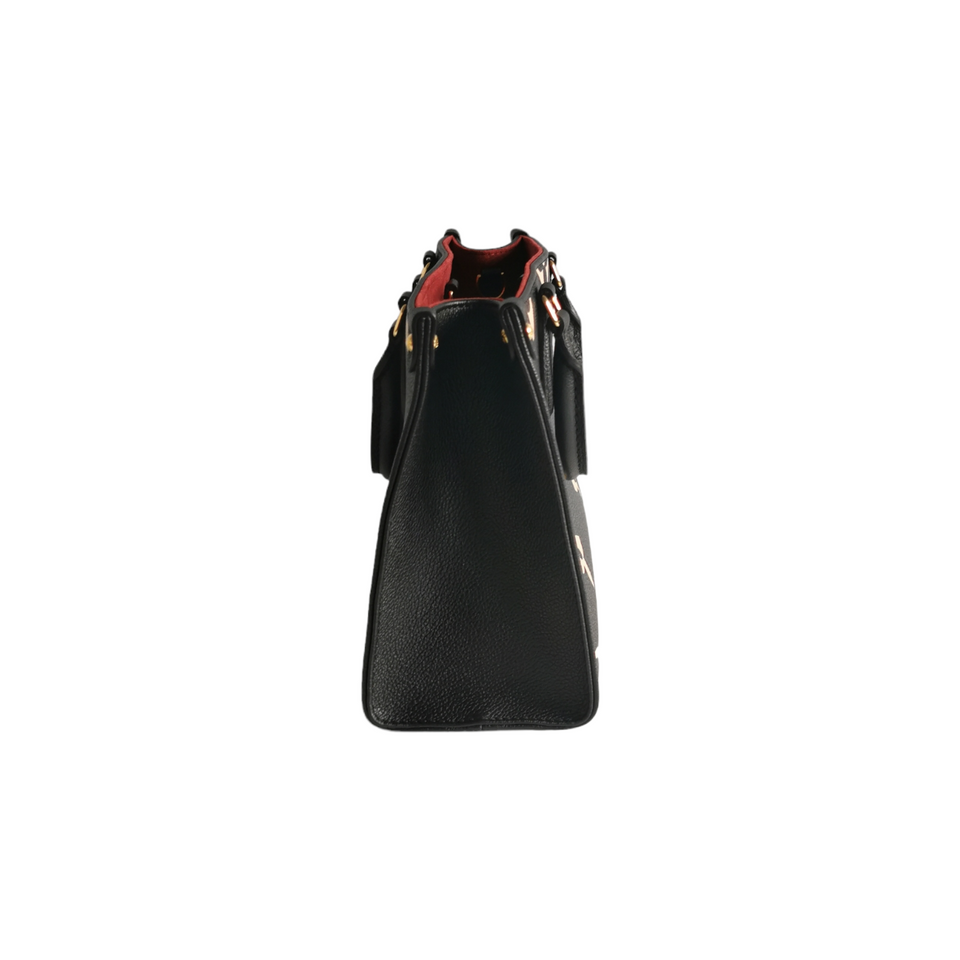 Louis Vuitton Onthego PM Black Monogram Empreinte Leather Tote