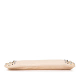 Prada Canvas Canapa Studded Vernice Clutch