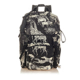 Prada Christophe Chemin Print Backpack (SHG-31913)