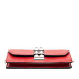 Prada City Calfskin Studded Elektra Clutch with Chain