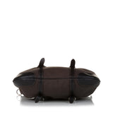 Prada Convertible Belted Canvas Satchel (SHG-37587)