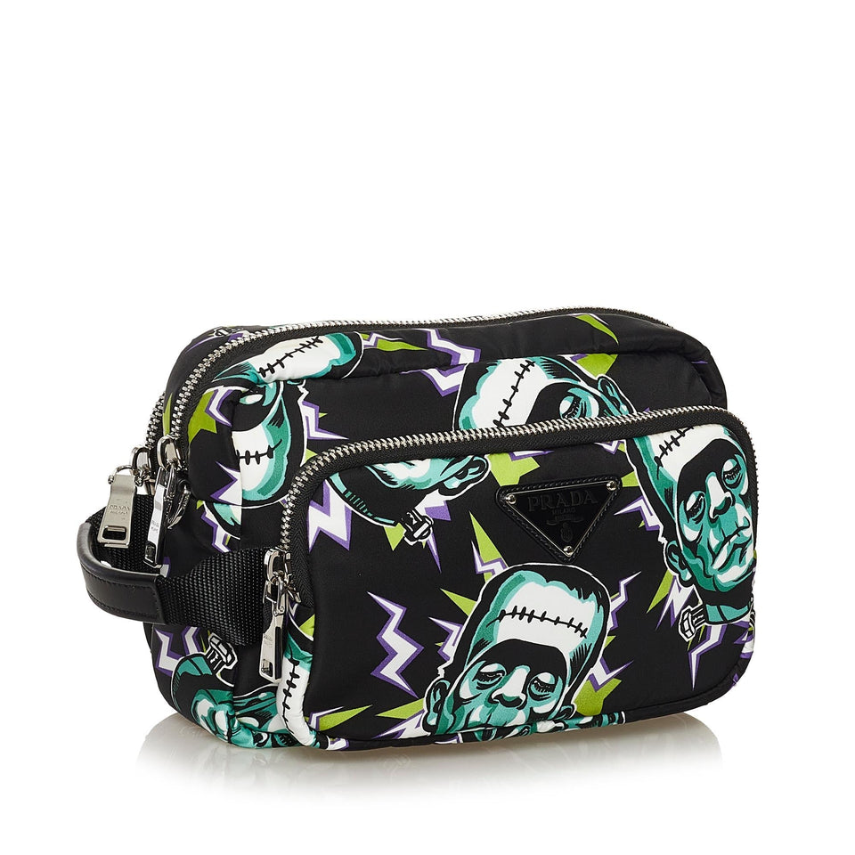 Prada Frankenstein Harness Belt Bag Printed Tessuto (SHG-35030)