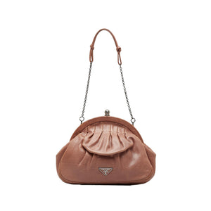 Prada Leather Chain Clutch (SHG-qRtleH)