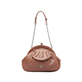 Prada Leather Chain Clutch (SHG-qRtleH)