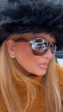 Prada LINEA ROSA PS 51VS POLARIZED SUNGLASSES