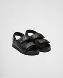 Prada QUILTED NAPPA LEATHER SLINGBACK COMFORT SANDALS